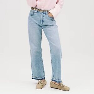 J.Crew Mid-Rise '84 Relaxed Kickout Jean Synniva Wash Size 28